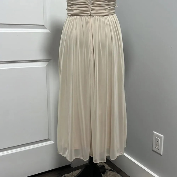 R&M Richards ||  size 6 Tall tan dress - Picture 8 of 10